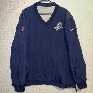 Dallas Cowboys NFL Nike On-Field Team ID Reversible Windbreaker Pullover XL